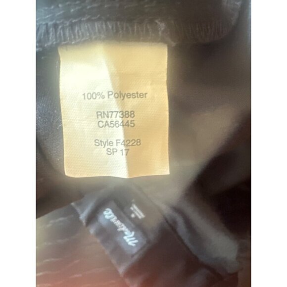 Madewell Black Scallop-Hem Pull-On Shorts Elastic Waist Size Small - Picture 5 of 5